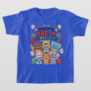 "Jag är en del av förskolekraftlaget!" – Barn T Shirt