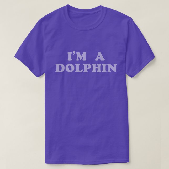 Jag är en delfin t shirt (Design framsida)
