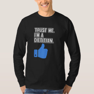 Jag är en dietitisk dietist dietgrafik t shirt