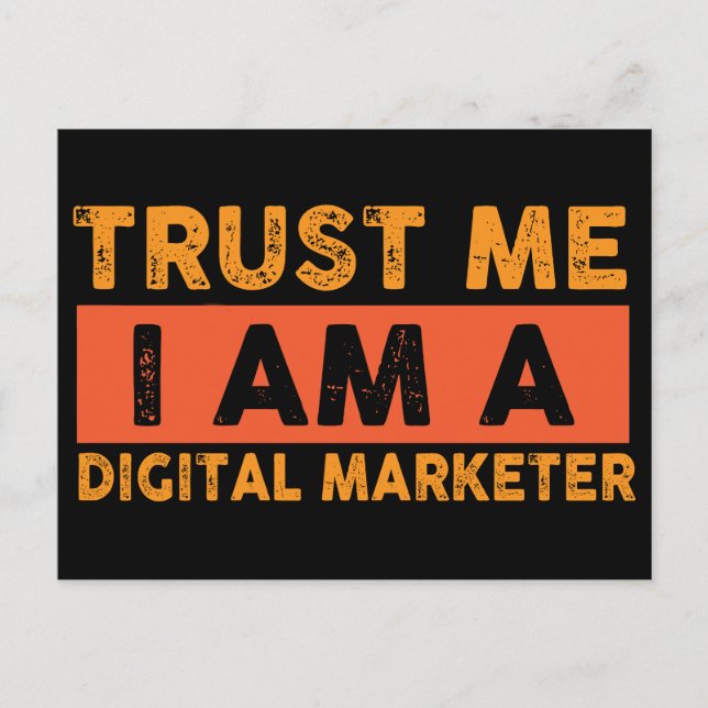 Jag är en digital markör vykort (Framsida)