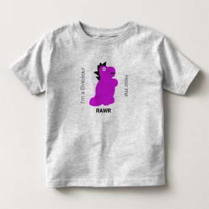 Jag är en dinosaur, hör mig Rawr! T Shirt