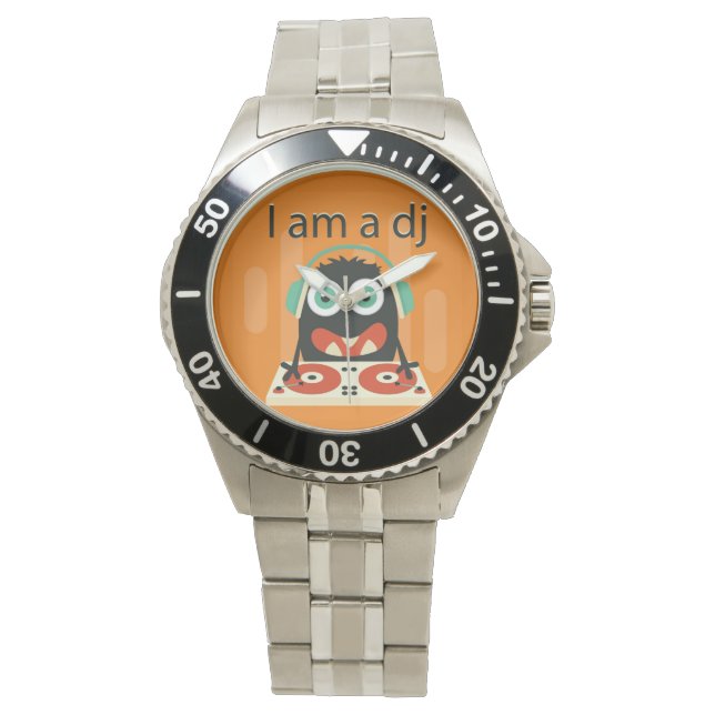 "Jag är en DJ" Lustigt Cute Manar Barn Gift Watch Armbandsur (Framsida)