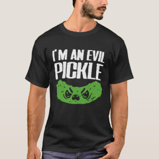 Jag är en djävulens pickle Halloween Costume Cucum T Shirt