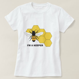 Jag är en djurhållare biodlare bin Dam T-shirt