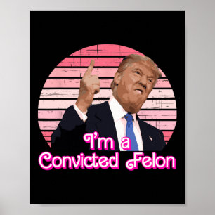 Jag är en dömd felontrumpdesign för Vintage Poster