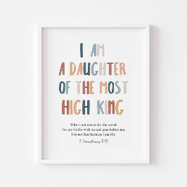 Jag är en dotter till de högsta poster kung