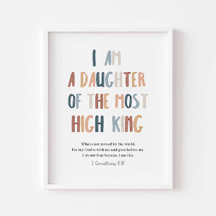 Jag är en dotter till de högsta poster kung