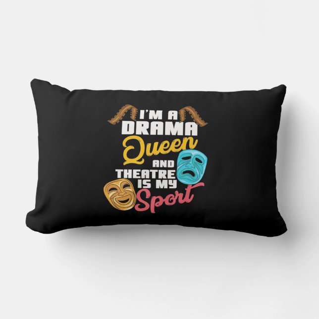 Jag är en Drama Queen Lumbarkudde (Framsida)