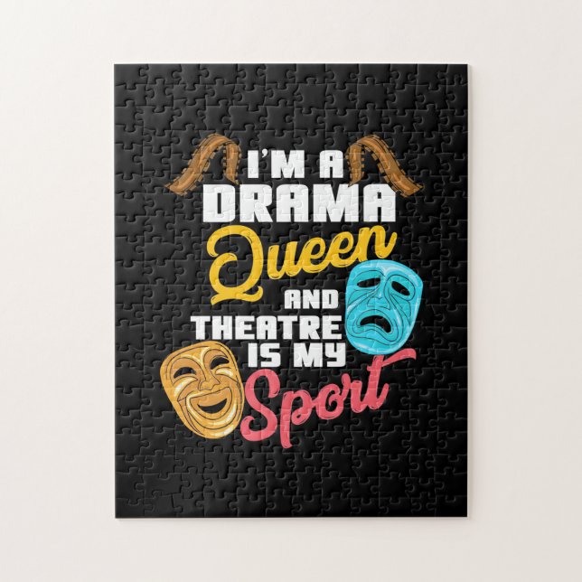 Jag är en Drama Queen Pussel (Vertikal)