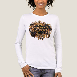 Jag är en drottning Elegant kunglig krona design T Shirt