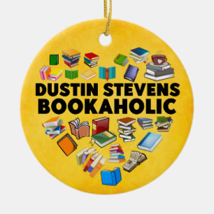 Jag är en Dustin Stevens Bookahok Julgransprydnad Keramik