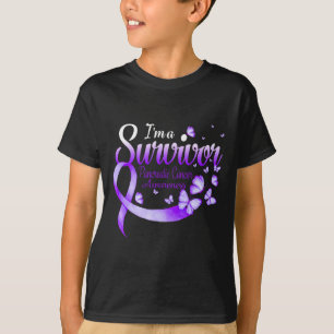 Jag är en efterlevande pankreascancer Awareness Bu T Shirt
