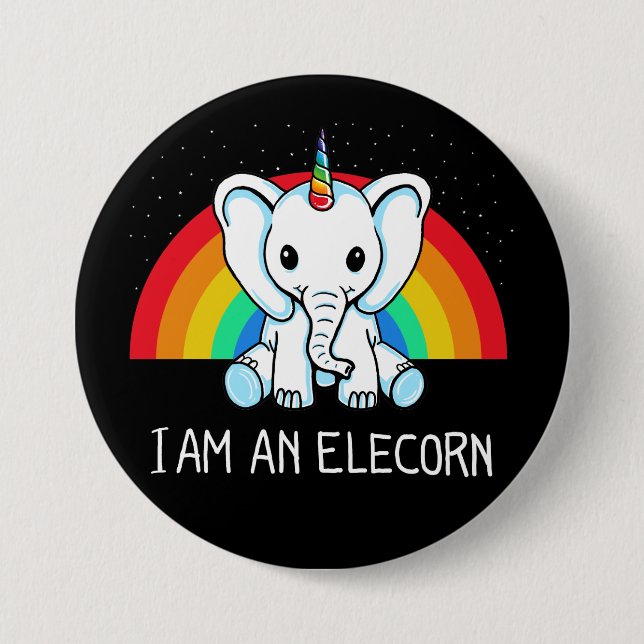 Jag är en Elecorn Knapp (Framsida)