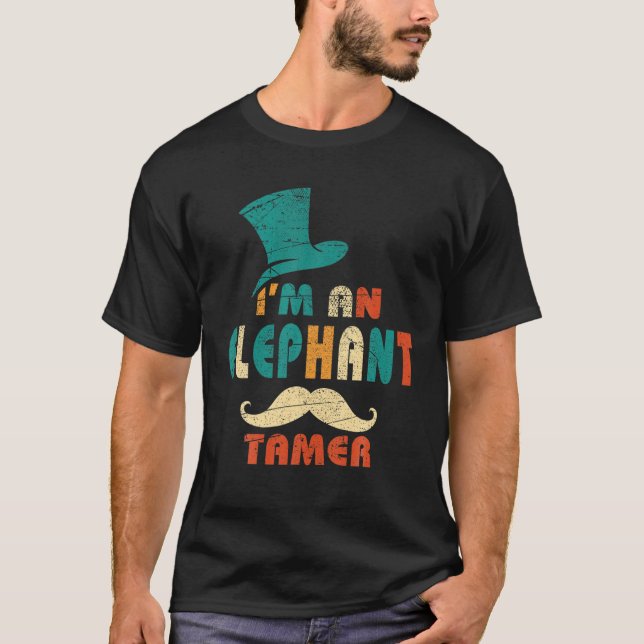 Jag är en elefant Tamer Costume T Shirt (Framsida)