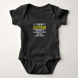 Jag är en elektriker elverksgåva t shirt