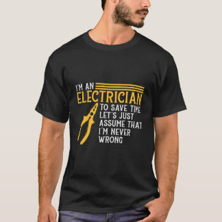 Jag är en elektrisk elarbetare, Lineman Grap T Shirt