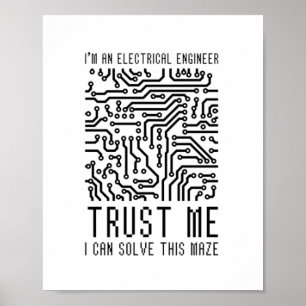 JAG ÄR EN ELEKTRISK INGENJÖR POSTER