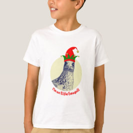 Jag är en Elfie Fiskmås-julkids T Shirt