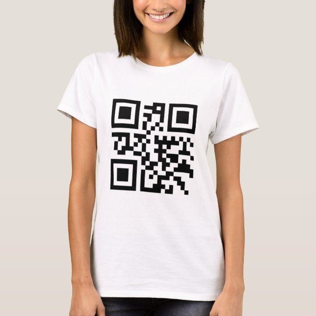 Jag är en enda QR T Shirt (Framsida)