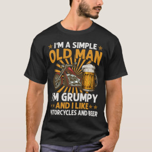 Jag är en enkel gammal man jag är grumpy jag gil t shirt
