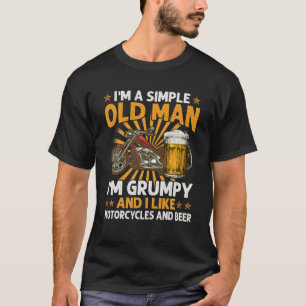 Jag är en enkel gammal man jag är grumpy jag gilla t shirt