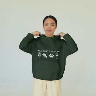 Jag är en enkel kvinna t shirt