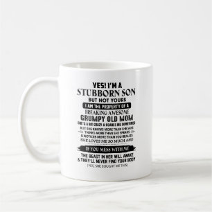 Jag är en envis son till en Freaking Fantastisk Ma Kaffemugg