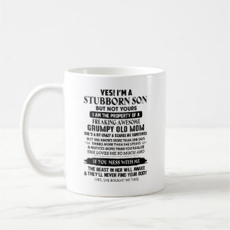 Jag är en envis son till en Freaking Fantastisk Ma Kaffemugg