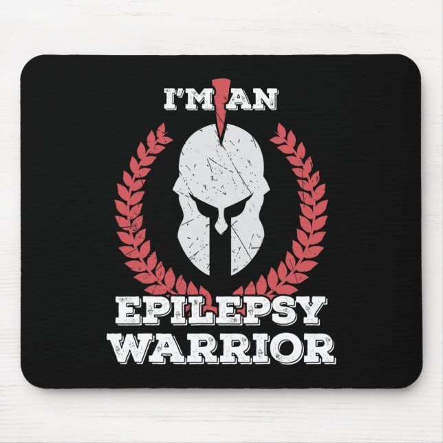 Jag är en epilepsikritiker. musmatta (Framsidan)