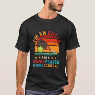 JAG Är En Farbror Och En Tennisspelare Familj T Shirt