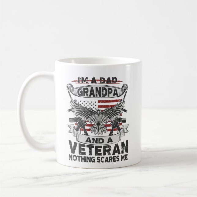 Jag är en farfar från Pappa och veteran Kaffemugg (Vänster)