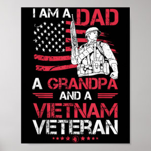 Jag är en farfar i Pappa och en vietnamesisk Coola Poster