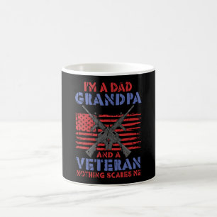 Jag är en farfar och veteran i Pappa - Veteran Her Kaffemugg