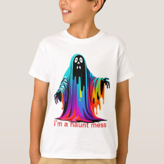 Jag är en -färglös Ghost Halloween T Shirt