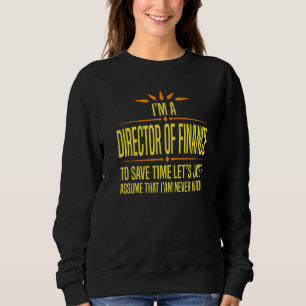 Jag är en finansdirektör t shirt