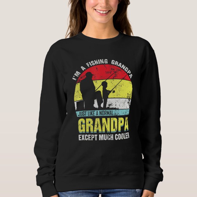 Jag är en fiskefarpa som en vanlig morfar, bara Mu T Shirt (Framsida)