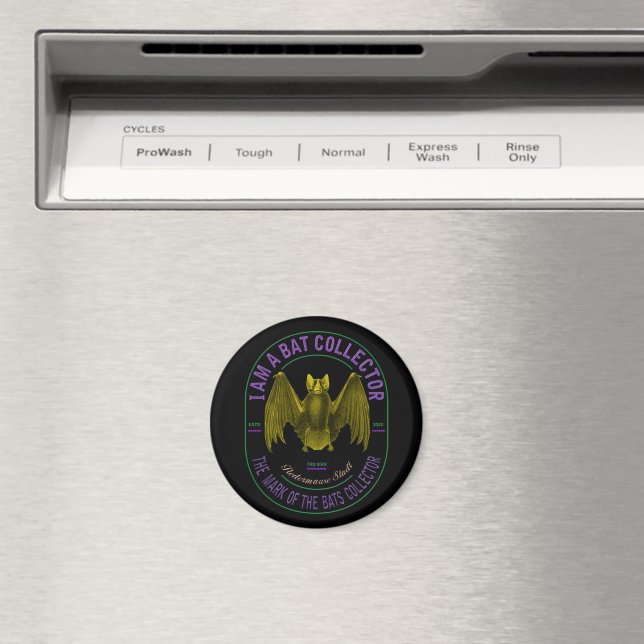 Jag är en fladdermussamlare magnet (In Situ (Dishwasher))