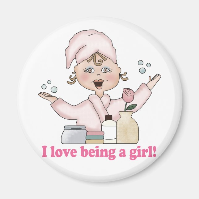 Jag är en flicka magnet i Kärlek (Framsidan)