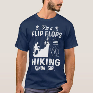 Jag är en Flinflip flops och anställer Kinda Girl. T Shirt
