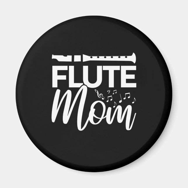 Jag är en Flute Mamma Magnet (Framsidan)