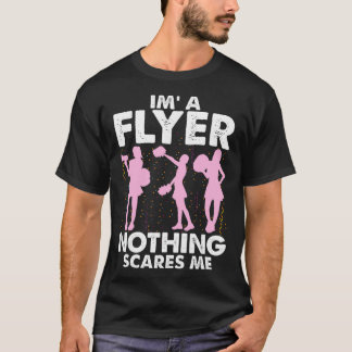 Jag Är En Flygare Inget Skrämmer Mig Cheer Cheerle T Shirt
