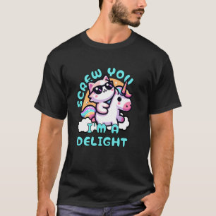 Jag är en förtjusande rolig solglasögon katt på en t shirt