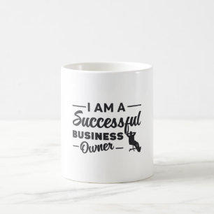 Jag är en framgångsrik företagsägare, Chef CEO Gif Kaffemugg