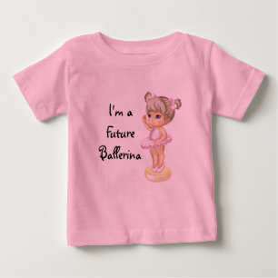Jag är en framtida Ballerina Tee Shirt