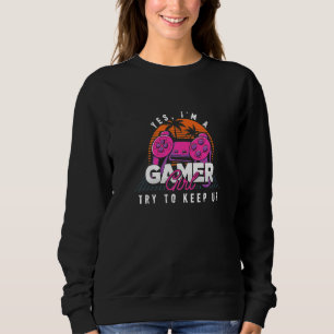 Jag är en Gamer Girl Cute Gamer Player Joystick Co T Shirt