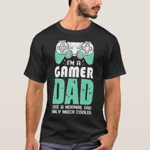 Jag är en Gamer Pappa Video Games Fläkt Celebrate T Shirt