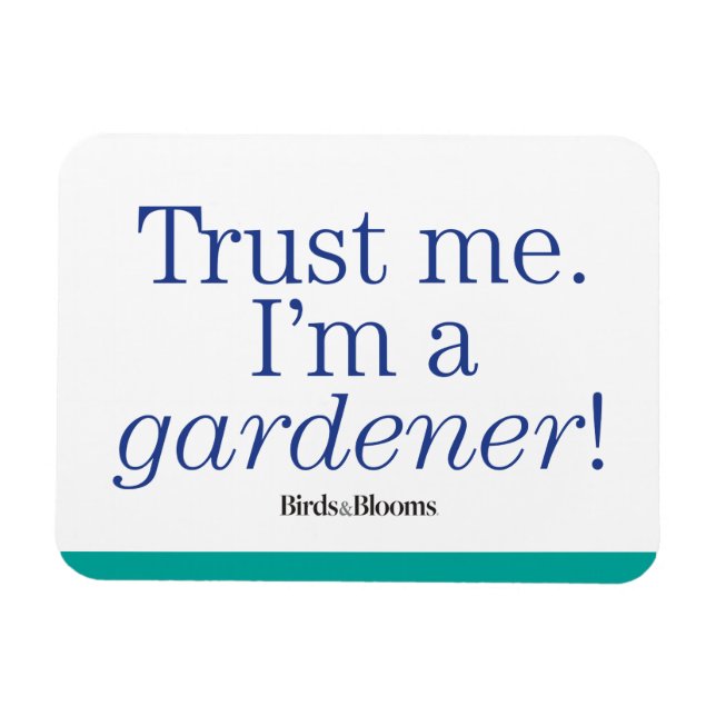 Jag är en Gardener Magnet (Horisontell)
