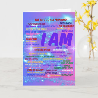 Jag är en gåva till alla manliga hälsningskort kort