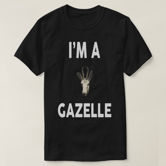 Jag är en GAZELLE-design. T Shirt (Design framsida)
