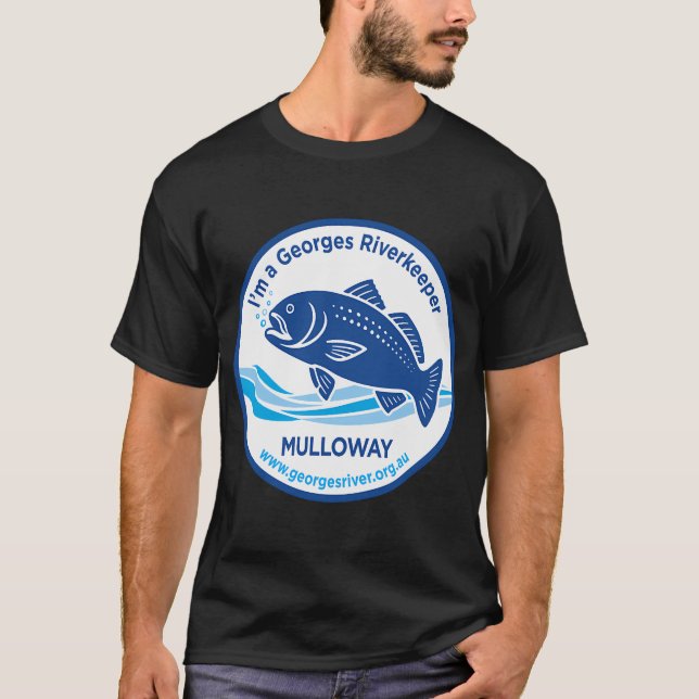 Jag är en Georges Riverkeeper - Mulloway T Shirt (Framsida)